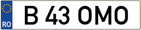 Truck License Plate